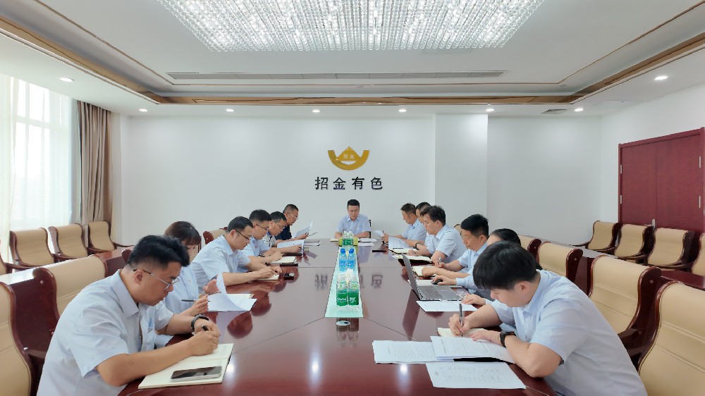 深学细悟强思想实干笃行促发展丨 招金有色开展分层分类集中学习