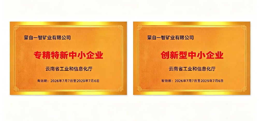 并购落地不足一年，蒙自一智矿业同步斩获两项省级殊荣！